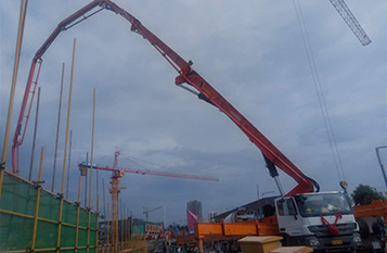 貴州科幻城，平板澆筑，C40標(biāo)號(hào)