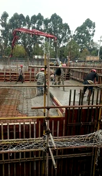 泵車(chē)施工圖